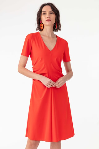 Robe trapèze Camila - Orange