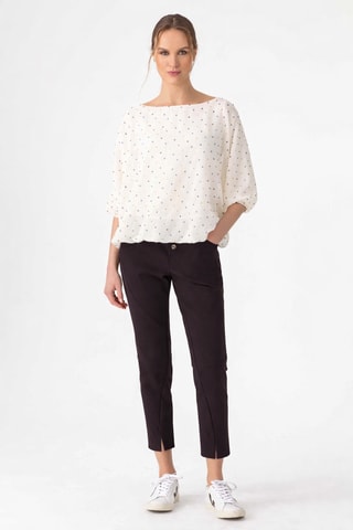 Pantalon droit - Marron