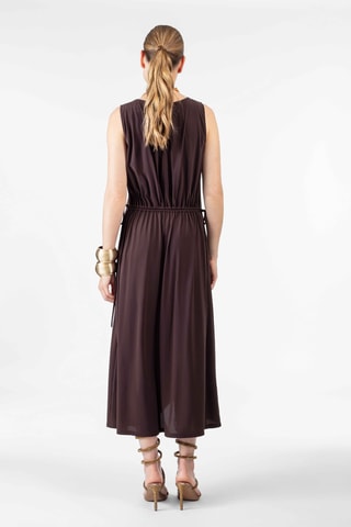 Robe longue Elie - Marron