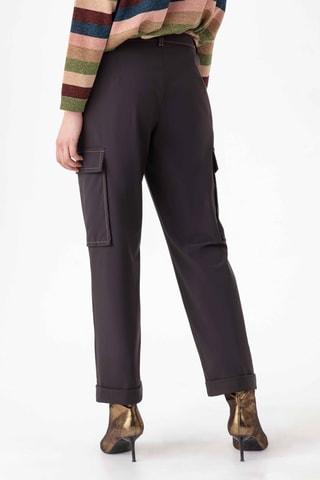 Pantalon cargo - Marron et beige