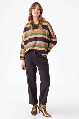 Pantalon cargo - Marron et beige