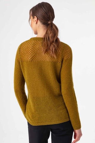 Pull en laine - Jaune foncé