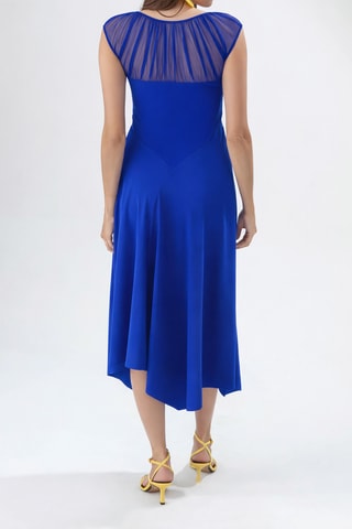 Robe midi - Bleu foncé