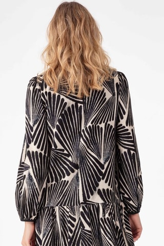 Robe - Beige et noir