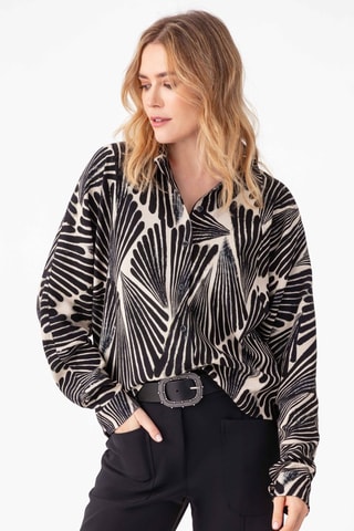 Top - Beige et noir