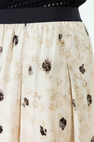 Jupe longue asymétrique - Beige