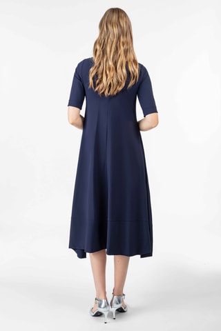Robe trapèze - Bleu marine