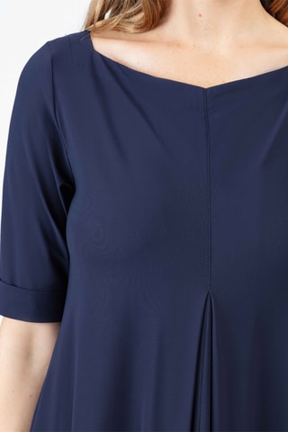 Robe trapèze - Bleu marine