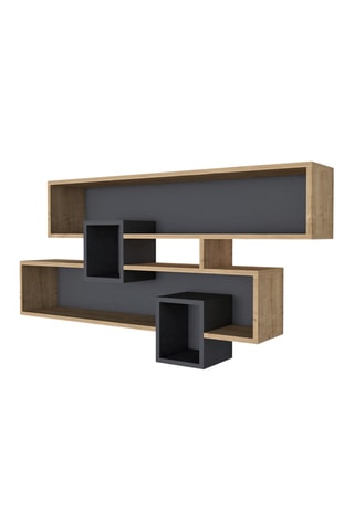 Etagère murale 2 niveaux Karen - 120 x 72,2 x 22 cm