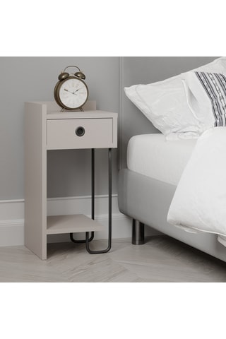 Table de chevet 1 tiroir - 60 x 31,5 x 29,5 cm