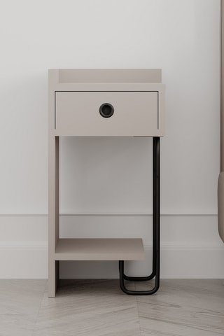 Table de chevet 1 tiroir - 60 x 31,5 x 29,5 cm