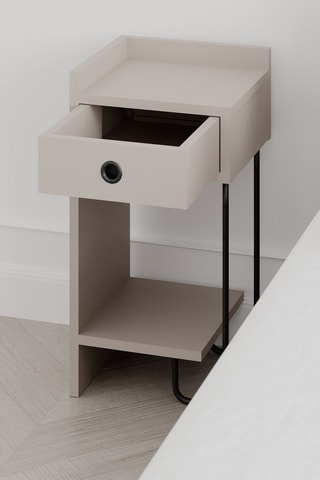 Table de chevet 1 tiroir - 60 x 31,5 x 29,5 cm