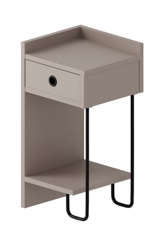 Table de chevet 1 tiroir - 60 x 31,5 x 29,5 cm