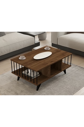 Table basse 2 niches - 900 x 600 x 395 mm