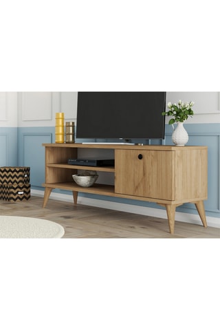 Meuble TV 1 abattant - 120 x 45 x 30 cm