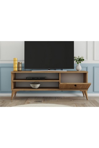 Meuble TV 1 abattant - 120 x 45 x 30 cm