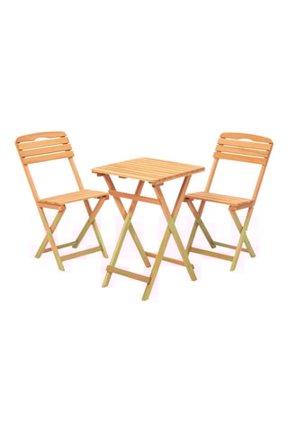 Ensemble de jardin en hêtre - 2 places