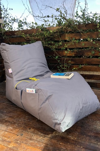 Pouf Daybed - Gris