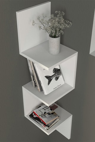 Etagère murale 3 niveaux Corner - 25 x 105,4 x 25 cm