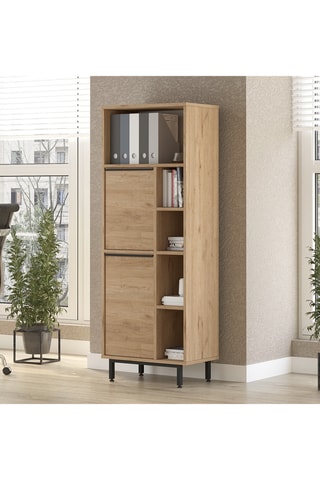 Meuble de rangement 2 portes - 60 x 161,6 x 35,5 cm