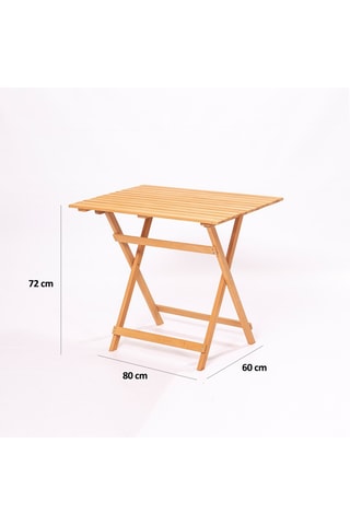 Ensemble de jardin en hêtre - 4 places