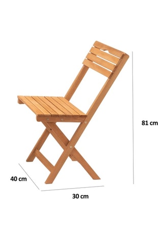 Ensemble de jardin en hêtre - 4 places