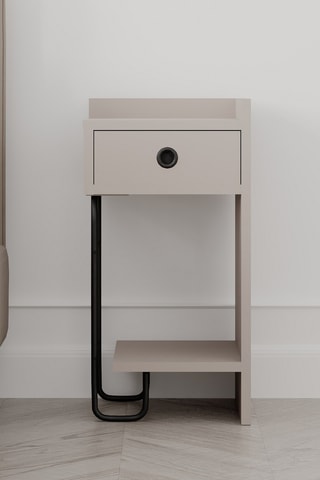 Table de chevet 1 tiroir - 60 x 31,5 x 29,5 cm