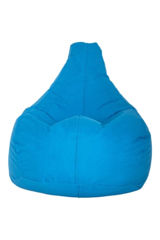 Pouf Damla - Turquoise - En polyester