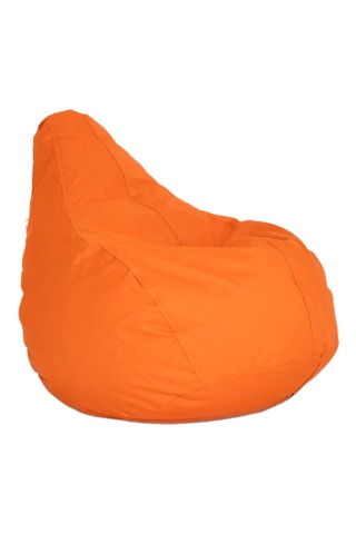 Pouf Damla - Orange - En polyester