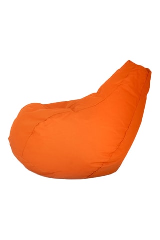 Pouf Damla - Orange - En polyester