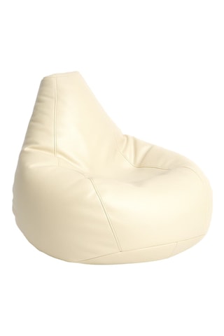 Pouf Deri Armut - Crème - En polyester