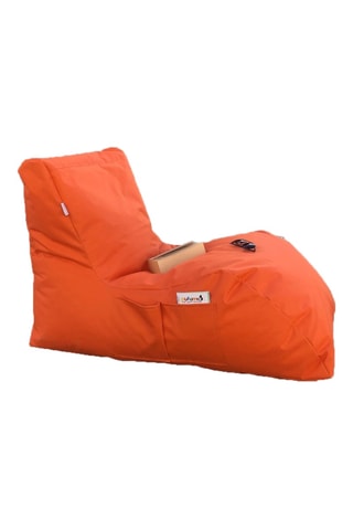 Pouf Daybed - Orange - En polyester