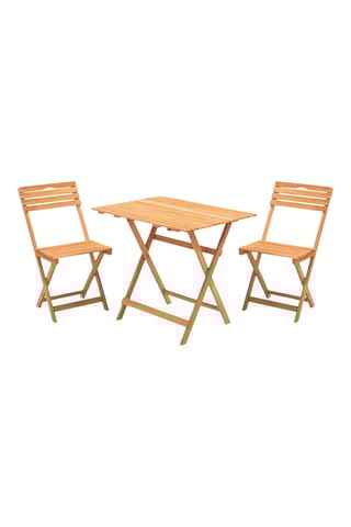 Ensemble de jardin en hêtre - 2 places