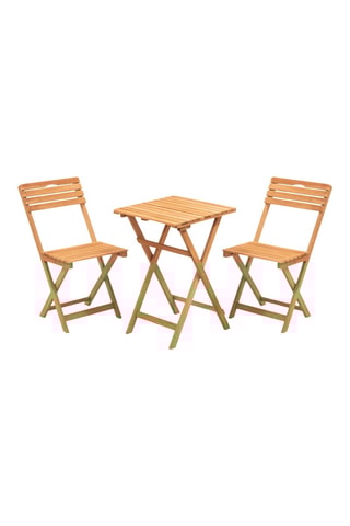 Ensemble de jardin en hêtre - 2 places