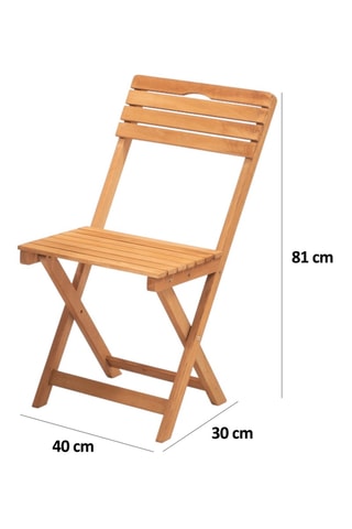 Ensemble de jardin en hêtre - 2 places
