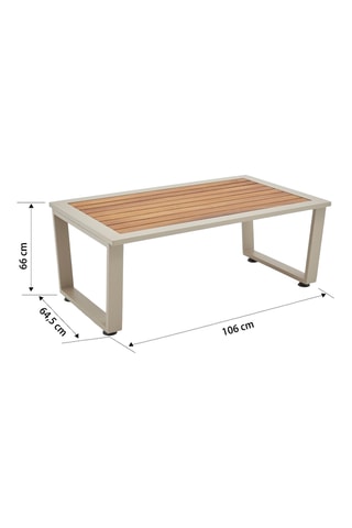 Salon de jardin Assento - 3 places et 2 x 1 places