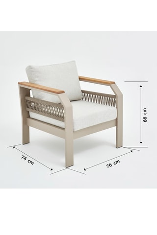 Salon de jardin Morento - 3 places et 2 x 1 place