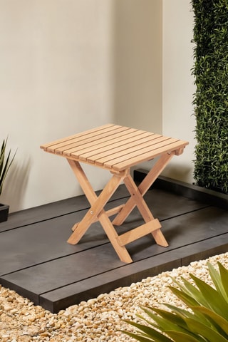 Table basse en hêtre - 40 x 40 x 40 cm