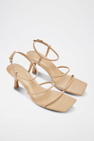 Sandalen met Hak Nude