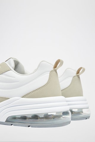 Sneakers Wit en Beige