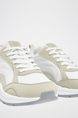 Sneakers Wit en Beige