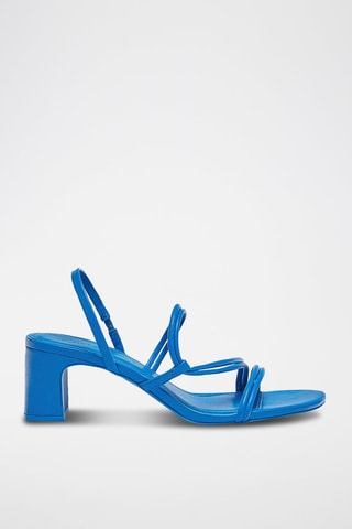 Sandalen met Hak Kobaltblauw