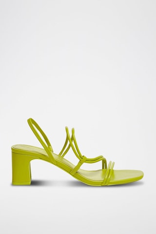 Sandalen met Hak Limoengroen