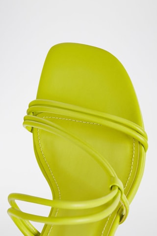 Sandalen met Hak Limoengroen