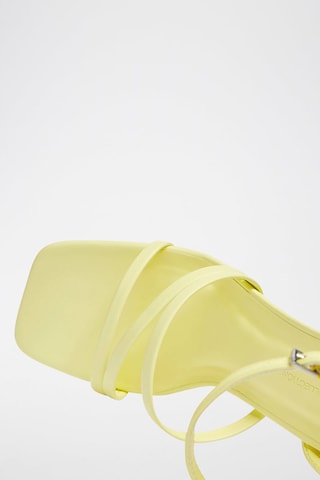 Sandalen met Hak Geel