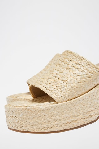 Platform Sandalen Beige