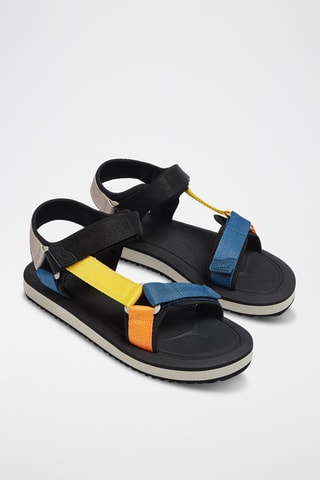 Sandalen Zwart en Blauw