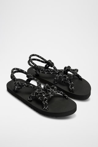 Sandalen Zwart