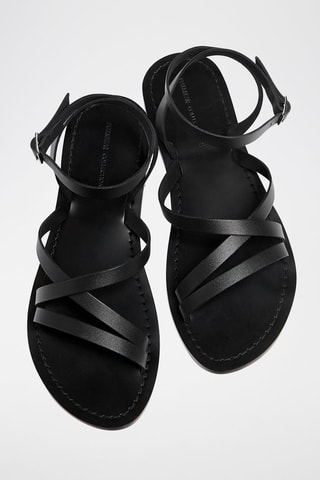 Leren Sandalen - Zwart