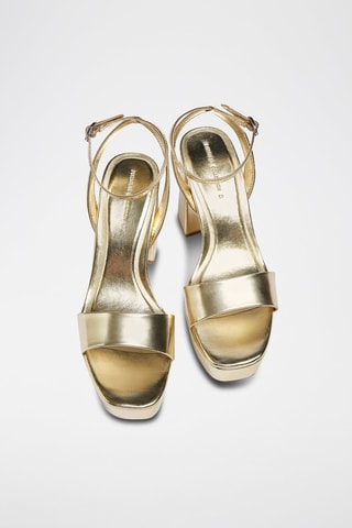 Sandali con tacco - Dorato
